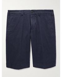 Canali - Gerade geschnittene Shorts aus Baumwoll-Twill - Lyst