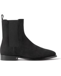 The Row - Grunge Suede Chelsea Boots - Lyst