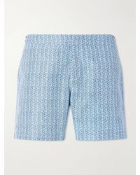 Orlebar Brown - Bulldog Fate Straight-Leg Mid-Length Printed Swim Shorts - Lyst