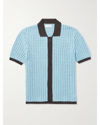 MR P. - Crocheted Organic Cotton Shirt - Lyst