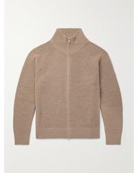Isabel Marant - Benett Ribbed Merino Wool Zip-Up Sweater - Lyst
