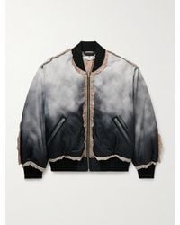 Acne Studios - Ocari Oversized Shell-trimmed Padded Reflective Nylon Bomber Jacket - Lyst