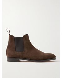 John Lobb - Lawry Suede Chelsea Boots - Lyst