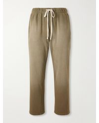 Les Tien - Straight-Leg French Terry-Cotton Sweatpants - Lyst
