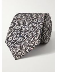 Paul Smith - 7cm Floral-jacquard Cotton And Silk-blend Tie - Lyst