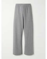 Gucci - Wide-Leg Cotton And Cashmere-Blend Jersey Sweatpants - Lyst