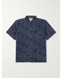 RRL - Printed Linen And Cotton-Blend Shirt - Lyst