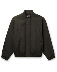 Fear Of God - Virgin Wool And Cotton-blend Twill Bomber Jacket - Lyst