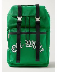 Off-White c/o Virgil Abloh - Outdoor Hike Logo-print Mesh Backpack - Lyst