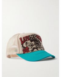 Kapital - Life Kapriccio Mesh-Trimmed Printed Scuba Trucker Cap - Lyst