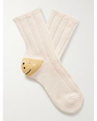 Kapital - Printed Intarsia Cotton-blend Socks - Lyst