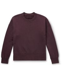 Visvim - Court Cotton-Blend Jersey Sweatshirt - Lyst