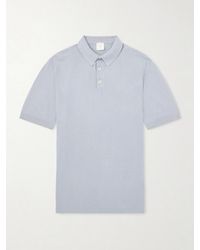 Eleventy - Cotton Polo Shirt - Lyst