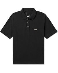 Visvim Jumbo Weller S/S Dmgd Polo in Black for Men | Lyst