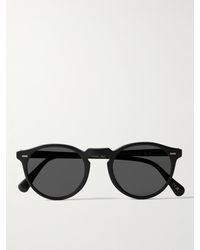 Oliver Peoples - Gregory Peck Round-frame Acetate Sunglasses - Lyst