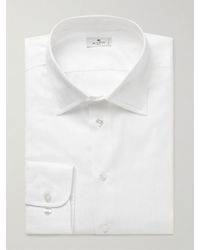 Etro - Schmal geschnittenes Hemd aus Baumwoll-Jacquard mit Paisley-Muster - Lyst