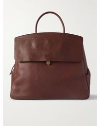 Bleu De Chauffe - Zoom Full-grain Leather Weekend Bag - Lyst