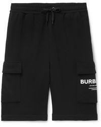 burberry black shorts