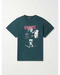 Enfants Riches Deprimes - Cropped Printed Cotton-Jersey T-Shirt - Lyst
