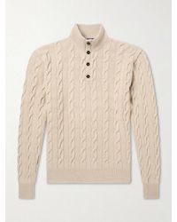 Ralph Lauren - Cable-knit Cashmere Sweater - Lyst