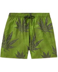 Loewe - Paula's Ibiza Straight-leg Mid-length Printed Swim Shorts - Lyst