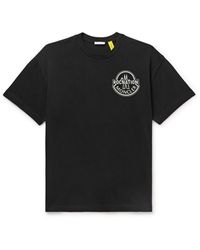 Moncler Genius - Roc Nation By Jay-Z Logo-Print Cotton-Jersey T-Shirt - Lyst