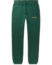 aime leon dore green sweatpants