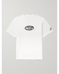 Nike - Sportswear T-Shirt aus Baumwoll-Jersey mit Logoapplikation - Lyst