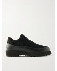 Diemme - Cornaro Gala Leather-Trimmed Suede Hiking Boots - Lyst