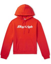 Sky High Farm - Logo-print Organic Cotton-jersey Hoodie - Lyst