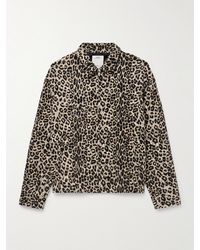 Visvim - Redsun Jacke aus Baumwollcord mit Leopardenprint - Lyst