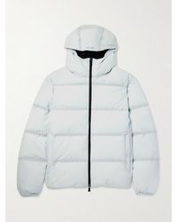 Laminar - Quilted Stretch-Shell Hooded Down Bomber Jacket - Lyst