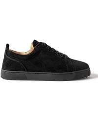 Christian Louboutin - Louis Junior Suede Sneakers - Lyst