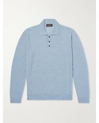Slowear - Cashmere-Blend Polo Sweater - Lyst