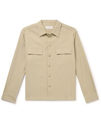 LE17SEPTEMBRE - Basketweave Cotton Shirt - Lyst