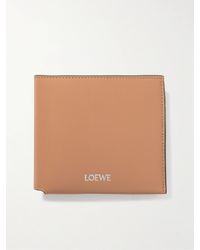 Loewe - Logo-print Leather Billfold Wallet - Lyst