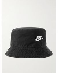 Nike - Apex Logo-embroidered Cotton-twill Bucket Hat - Lyst