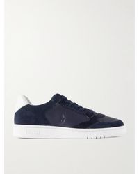 Polo Ralph Lauren - Suede And Leather Sneakers - Lyst