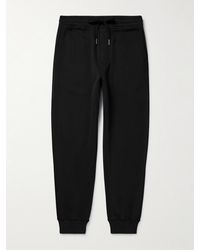 Tom Ford - Tapered Cotton-Blend Jersey Sweatpants - Lyst