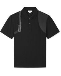 McQueen - 'Harness' Polo Shirt - Lyst