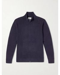 NN07 - Danny 6429 Ribbed Bouclé Zip-up Cardigan - Lyst