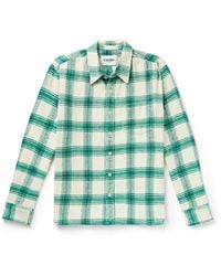 Corridor NYC - Checked Cotton-flannel Shirt - Lyst