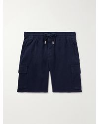 Vilebrequin - Straight-Leg Linen Drawstring Cargo Shorts - Lyst