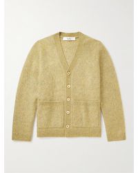 Séfr - Kaito Brushed Mohair-blend Cardigan - Lyst