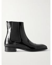 Tom Ford - Patent-leather Chelsea Boots - Lyst