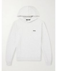 Jacquemus - Logo-appliquéd Cotton-jersey Hoodie - Lyst