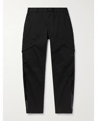 Moncler - Straight-leg Cotton-blend Twill Cargo Trousers - Lyst