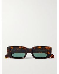 Off-White c/o Virgil Abloh - Arthur Square-frame Tortoiseshell Acetate Sunglasses - Lyst