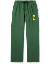 CHERRY LA - Championship Parachute Straight-leg Logo-appliquéd Cotton-jersey Sweatpants - Lyst