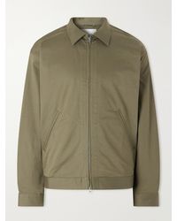 NN07 - Petrus 1420 Organic Stretch-cotton Satin Jacket - Lyst